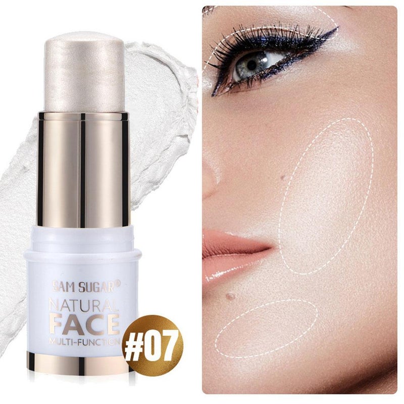 SAM SUGAR Highlighter & Contouring Stick: A multi-functional makeup stick that brightens, contours, and conceals imperfections, while also providing sculpting and blush.